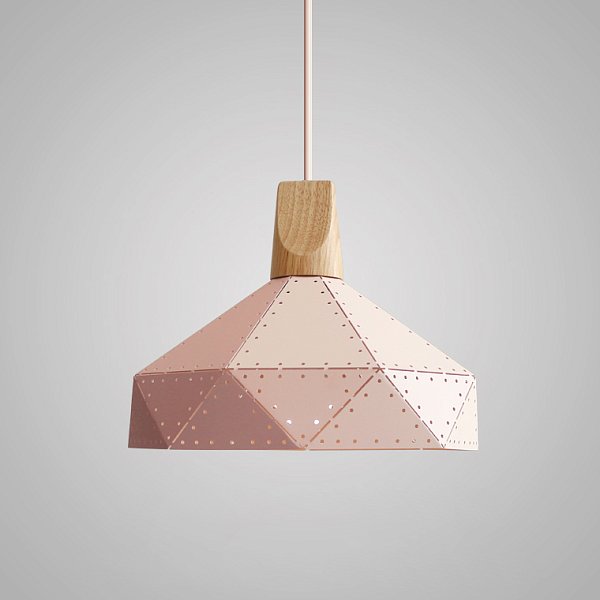 Подвесной светильник EDGE D30 B Pink by ImperiumLoft