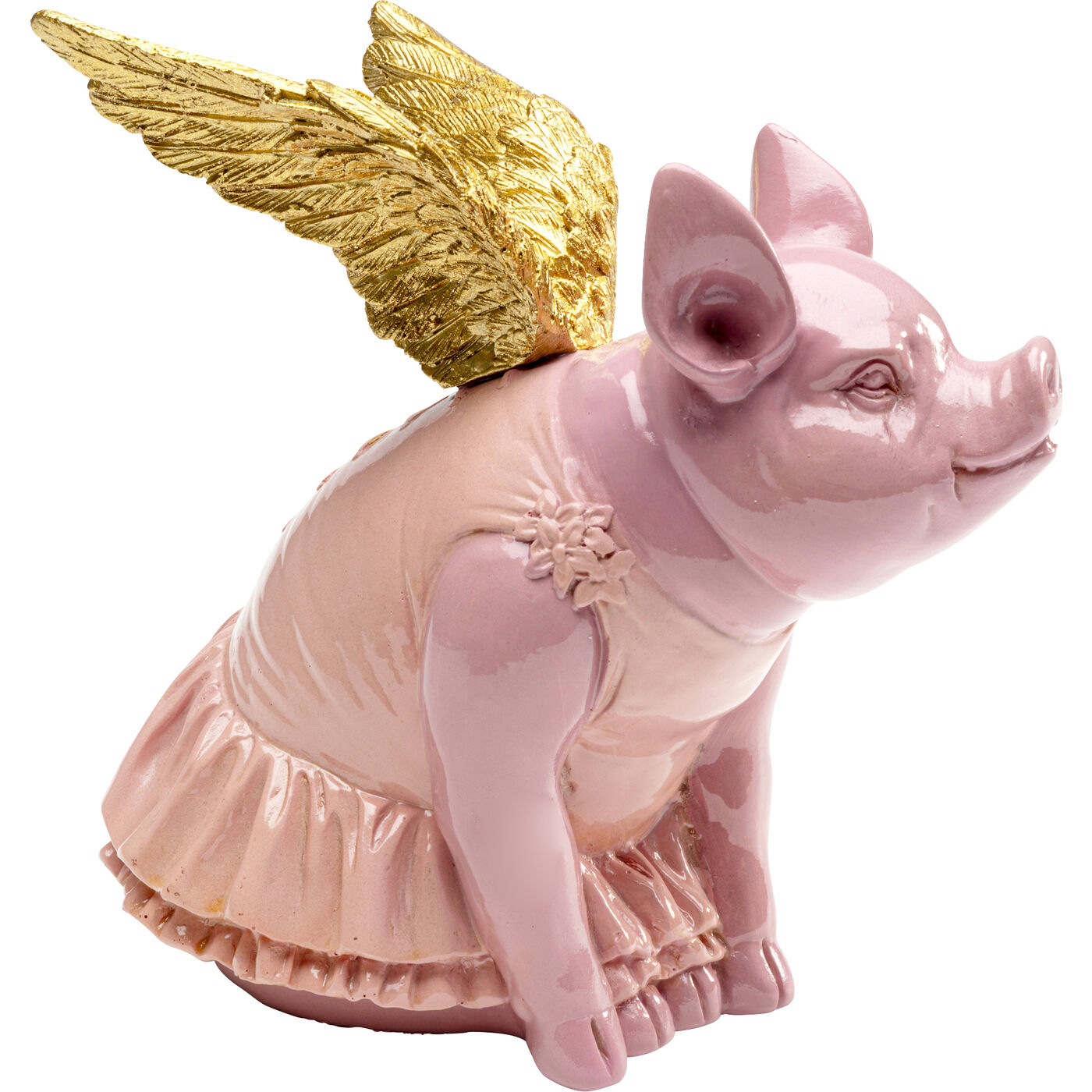 Копилка Flying Pig Pink 15cm KARE 57712