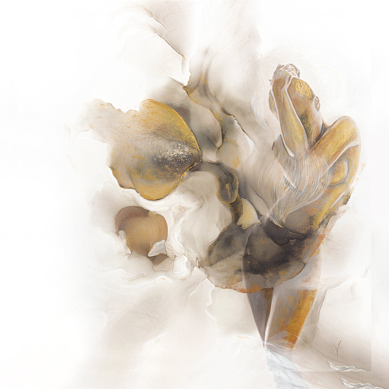 Холст "Песня поющего цветка" Garda Decor 54STR-AQUARELLE6