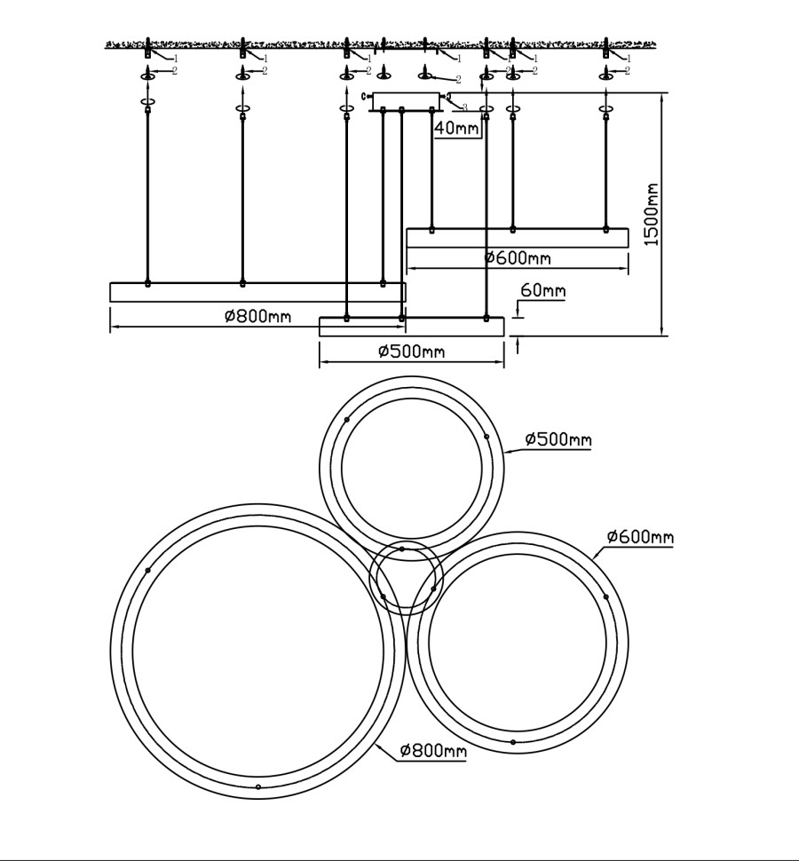Люстра подвесная Fluorite FL1030-30PW