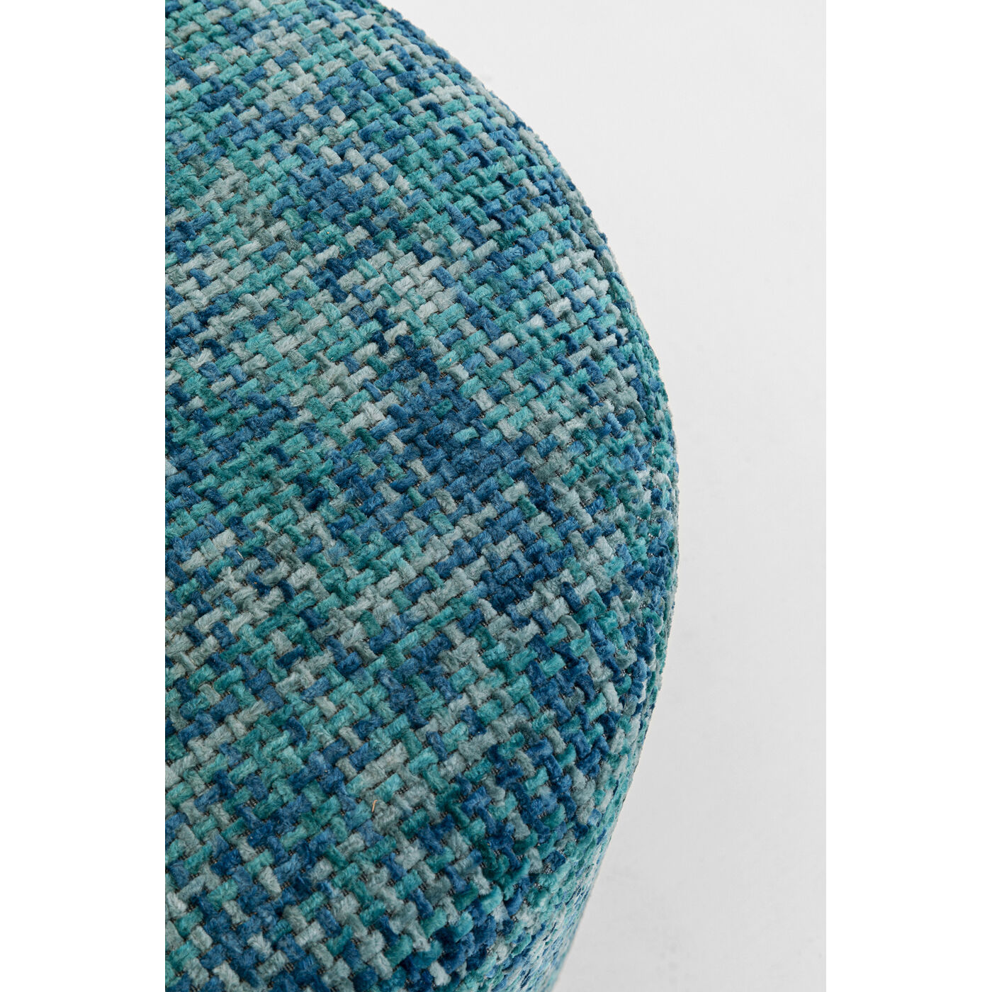 Пуф Cherry Dining Silber Light Blue Ø39cm KARE 70537