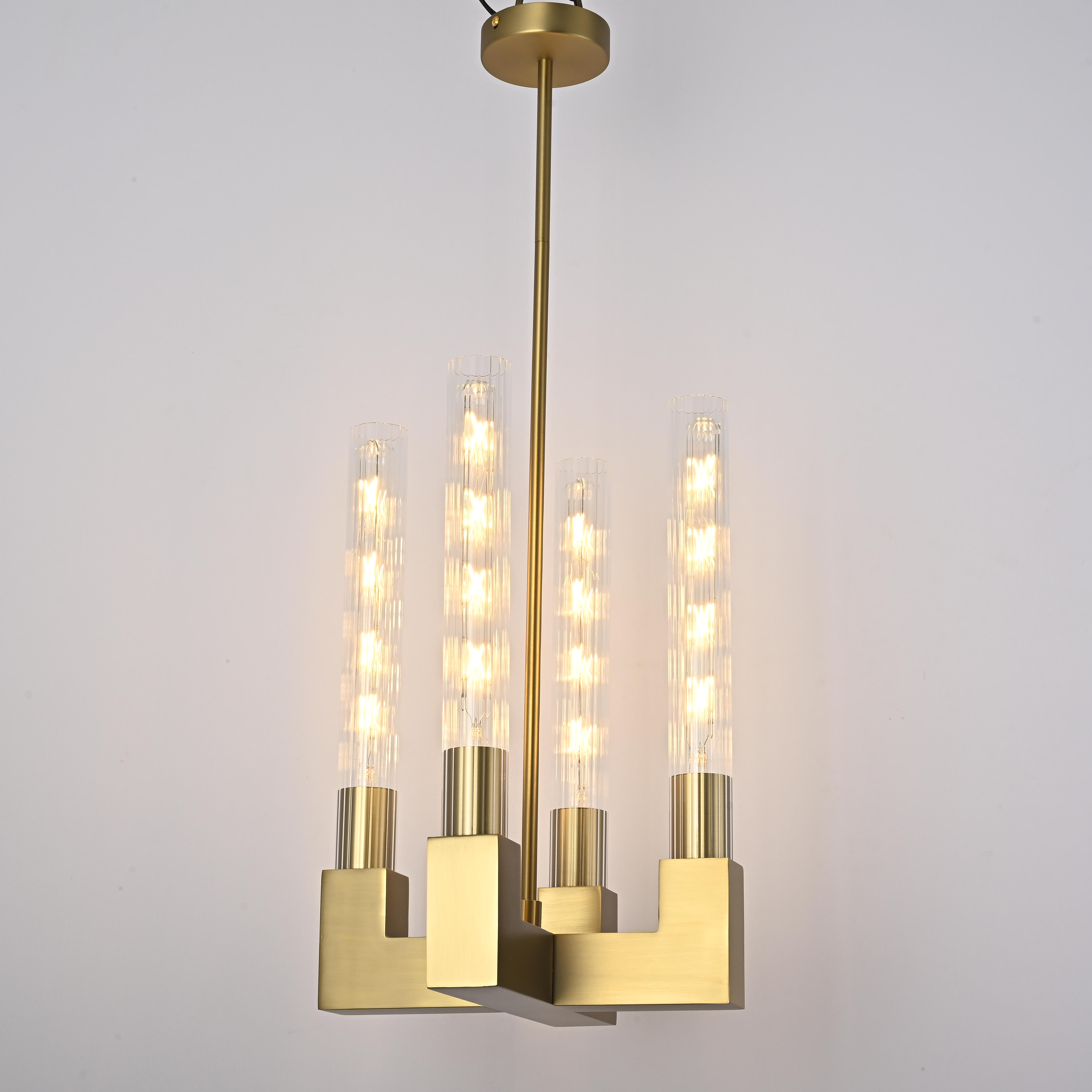 Люстра Rh Canelle Pendant Lamp 4 Modern Brass By Imperiumloft
