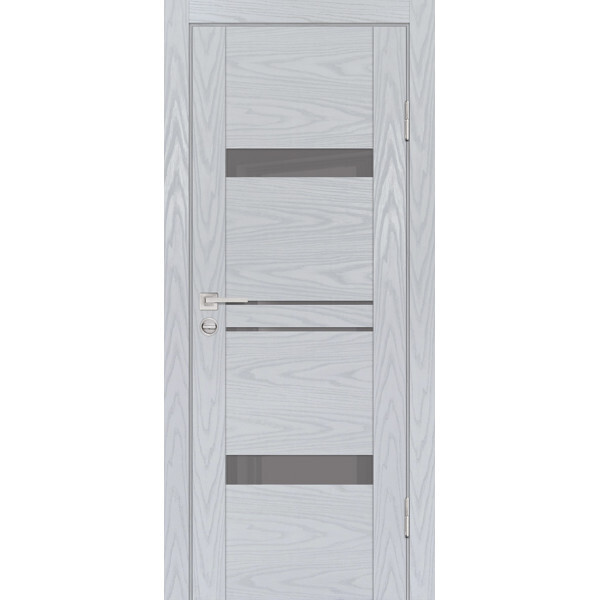 Межкомнатная дверь Graf PSM-12 серый лакобель Дуб скай серый (1900 х 600)