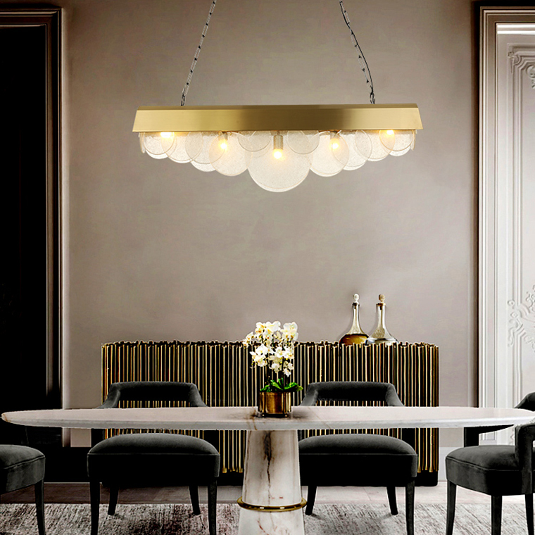 Подвесная рядная люстра SHELF by ImperiumLoft