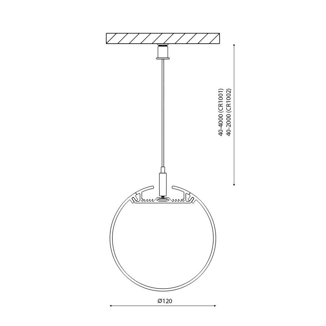 Профиль алюминиевый DesignLed LT.120