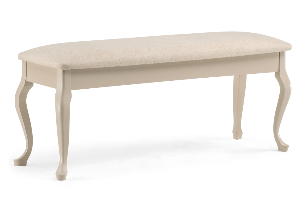 Банкетка Woodville Хиль дуб сонома / ткань бежевая 515159