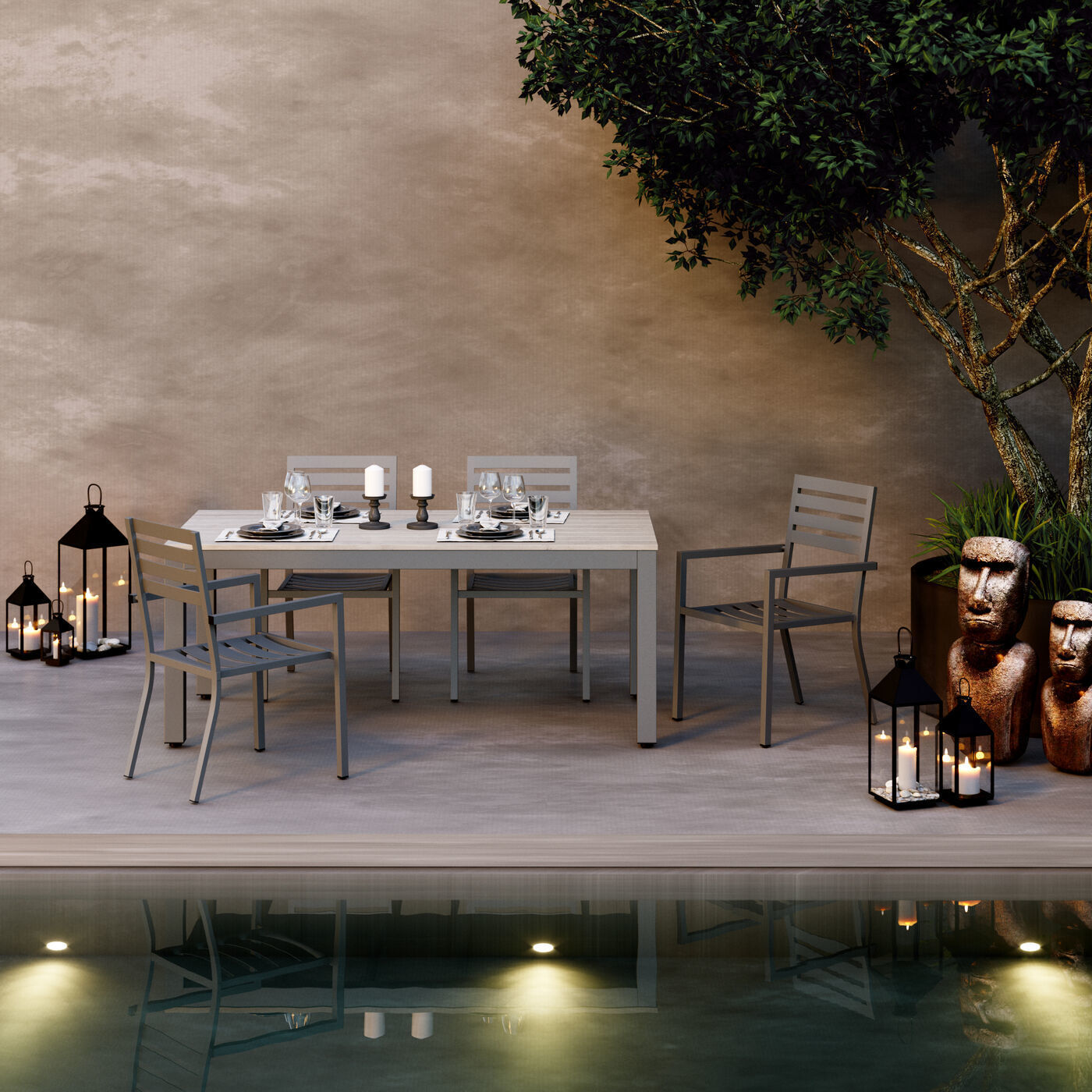 Фонарь для свечи Giardino 53311 Kare