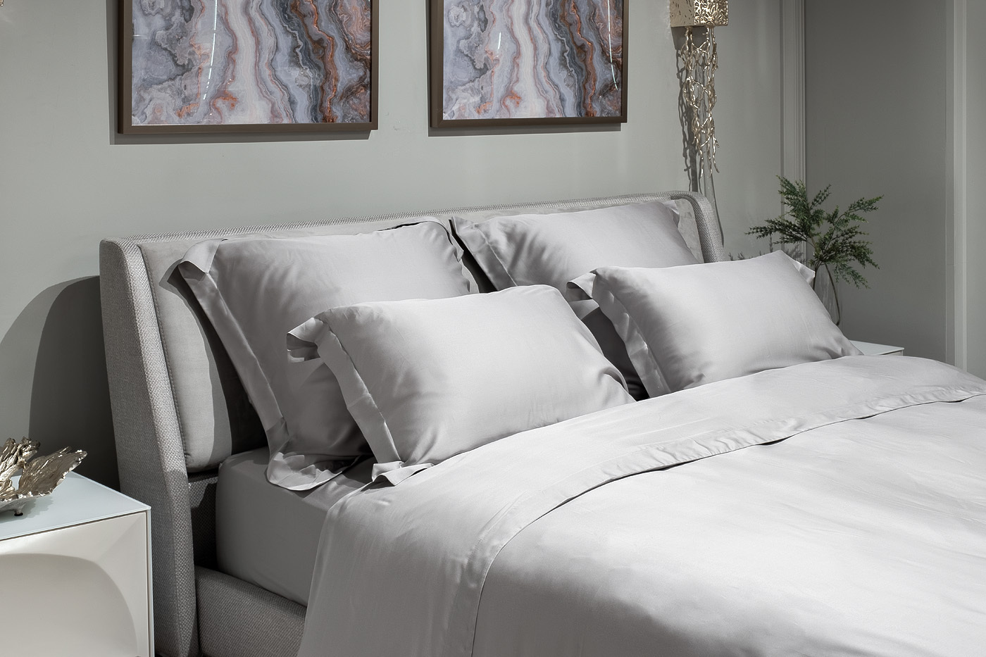 Пододеяльник Сопрано 220х200см серый Garda Decor 131SH-4250-POD SOPR SER