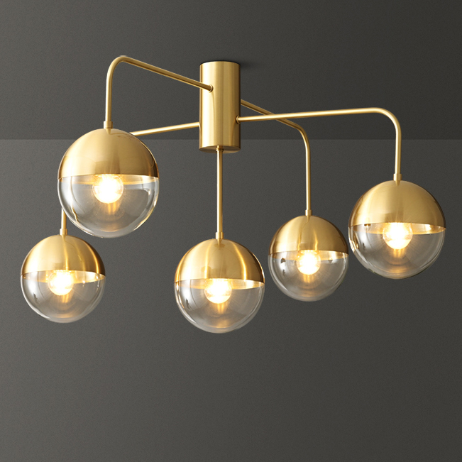 Потолочная люстра SVANTE Brass by ImperiumLoft