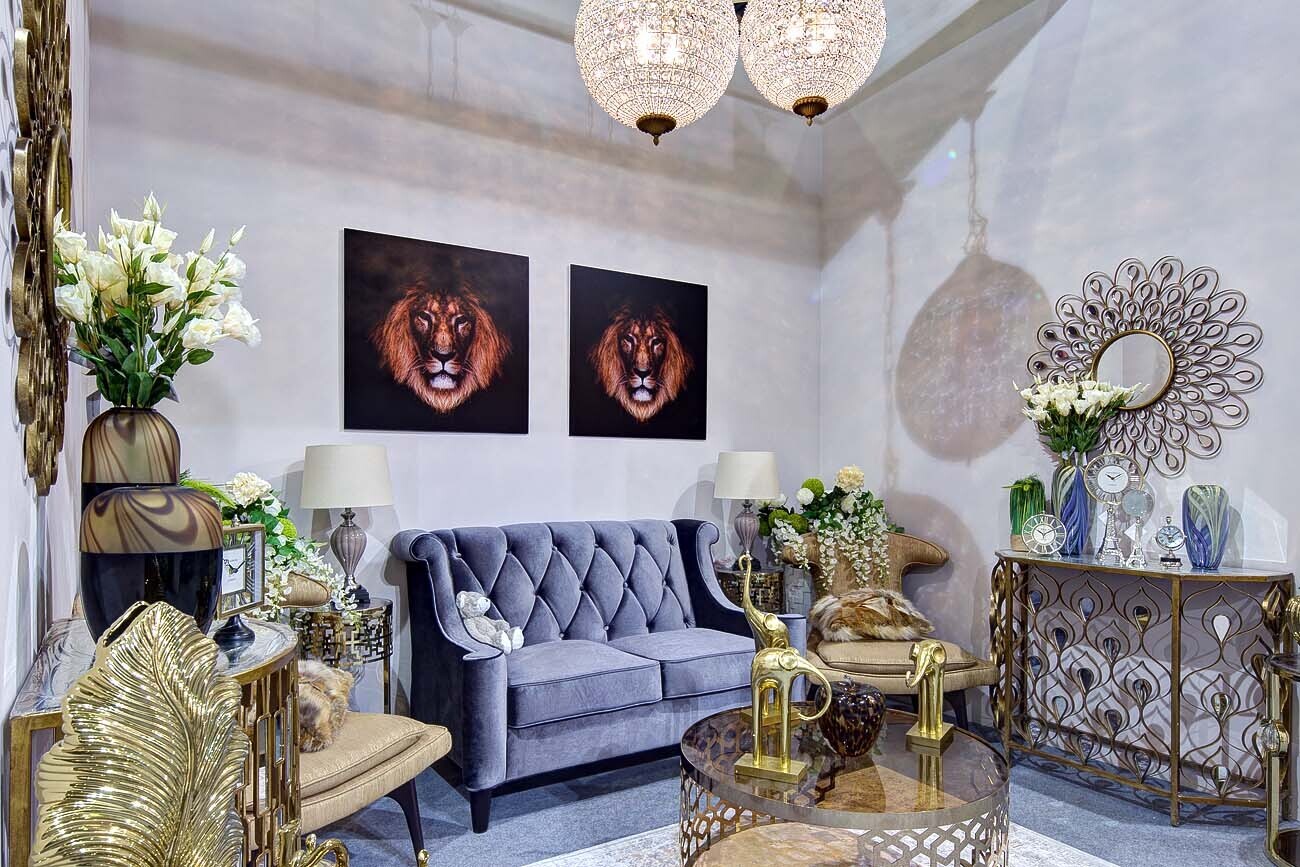 Статуэтка "Слон" Garda Decor C1291 зол.