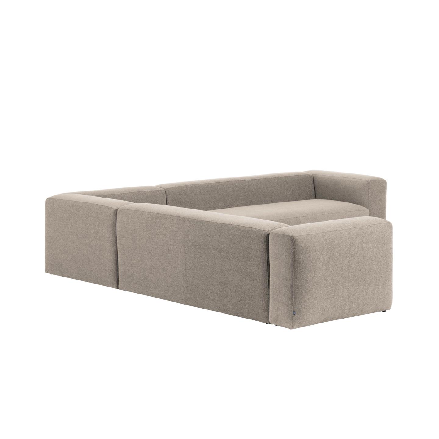 Диван угловой 6 местный Blok 320 x 320 cm бежевый La Forma (ex Julia Grup)
