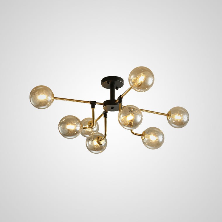 Подвесная люстра AGIRA D88 Amber by ImperiumLoft