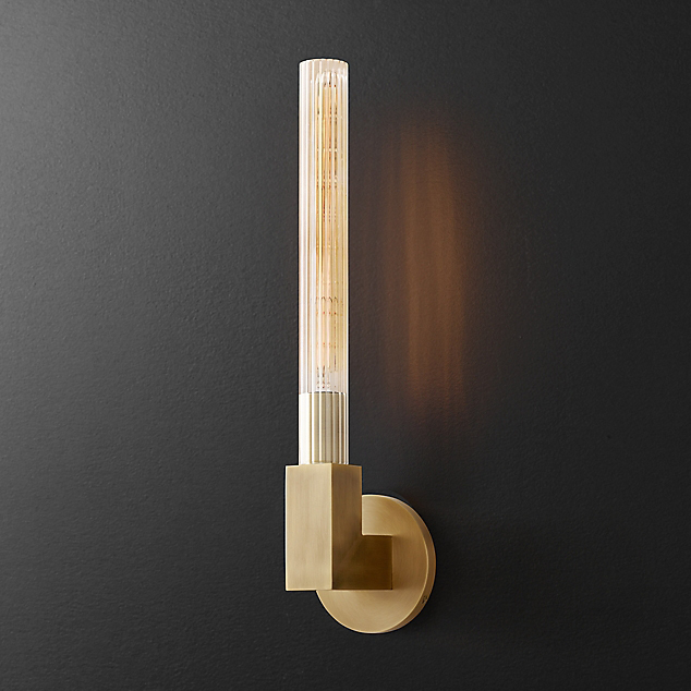 Настенный светильник  Delight Collection Cannele 1 brass