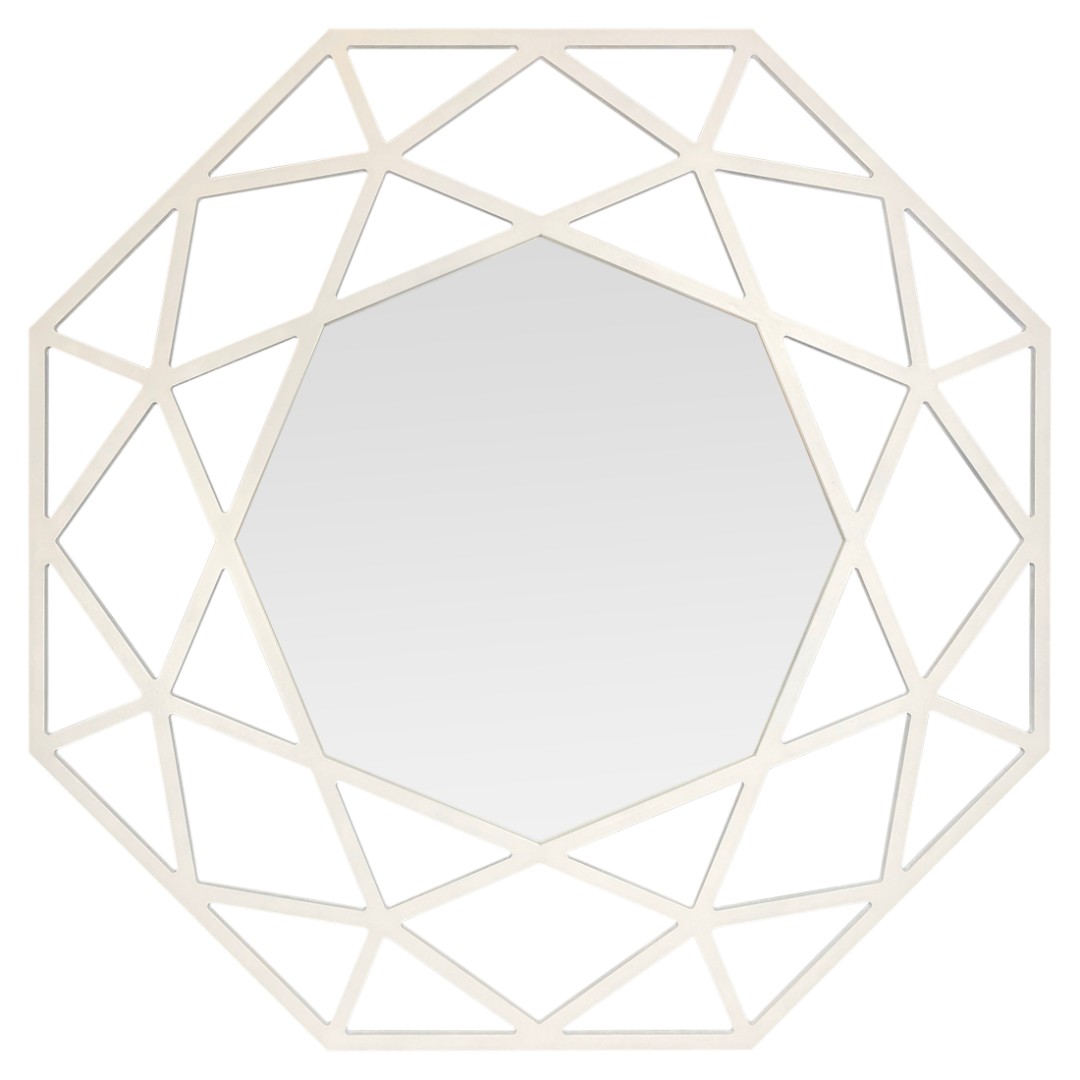 Зеркало BountyHome Tissue White mv269-white