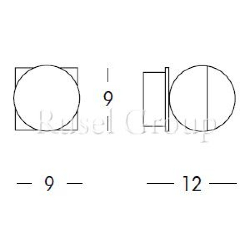 Настенно-потолочный светильник Linea Light Boll 5008
