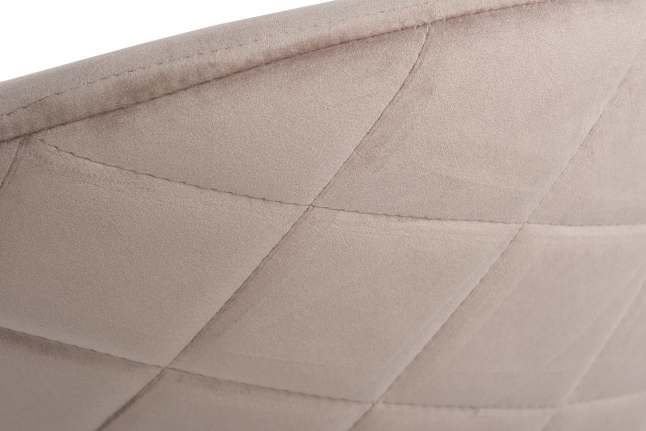 Стул велюровый бежевый на металлических ножках Garda Decor 30C-301-1G BG