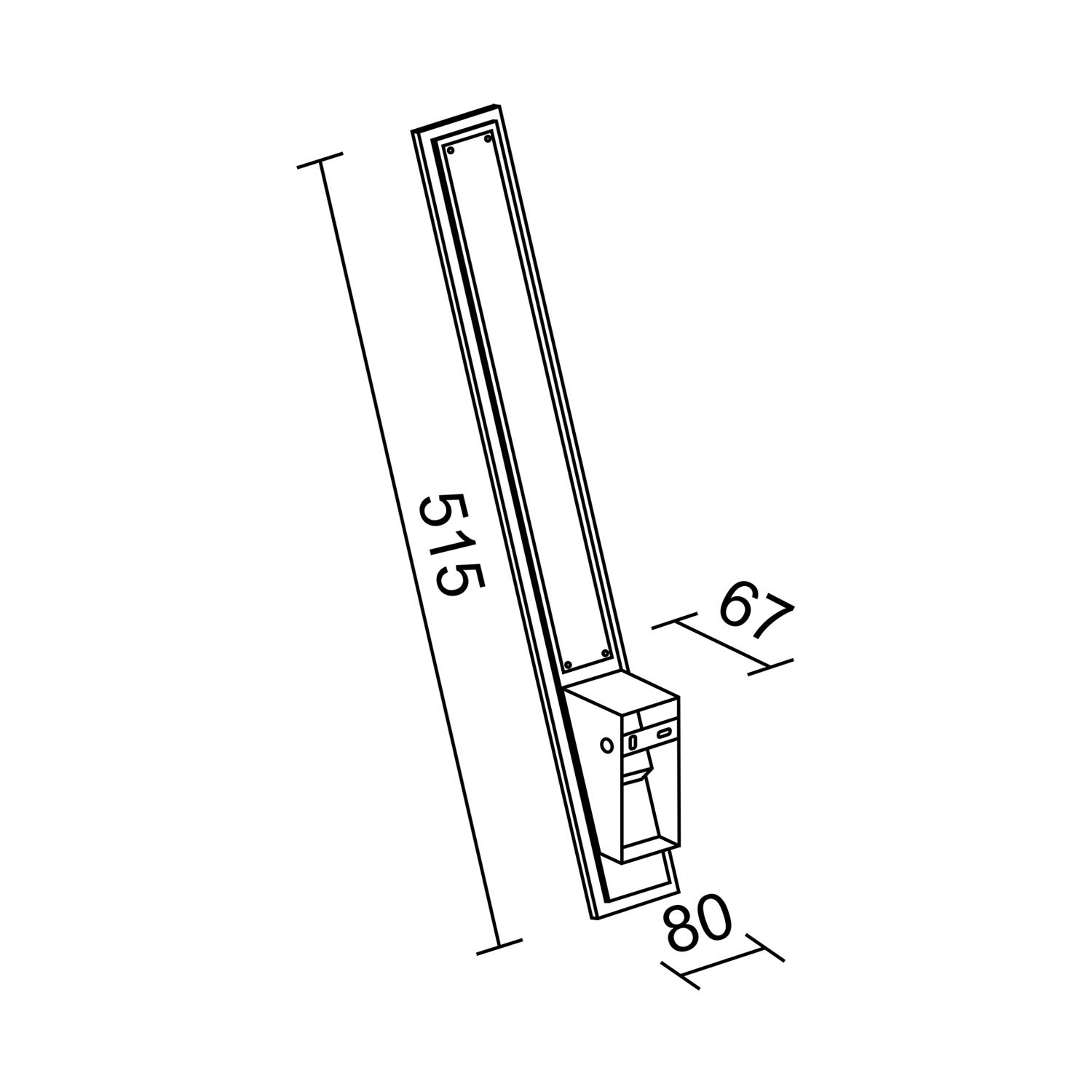 Настенный светодиодный светильник Ledron LD12500-12W Wooden White