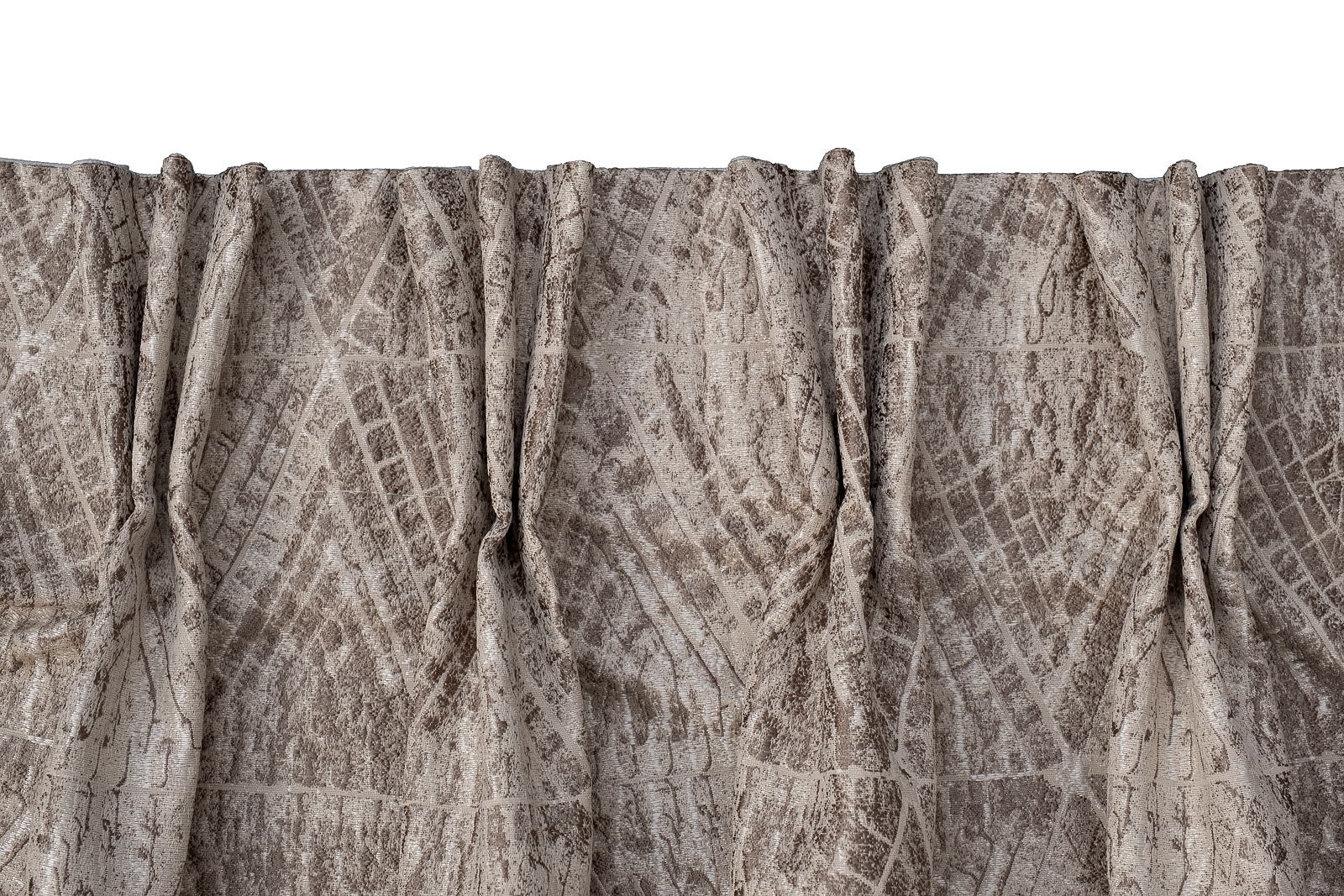 Портьера Serpente 300х260см золотая Garda Decor 121GD-12132