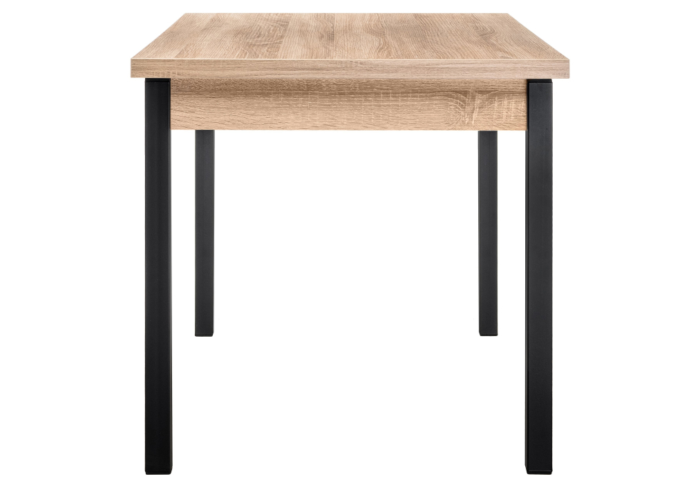 Стол деревянный Woodville Оригон сонома / черный матовый 368664