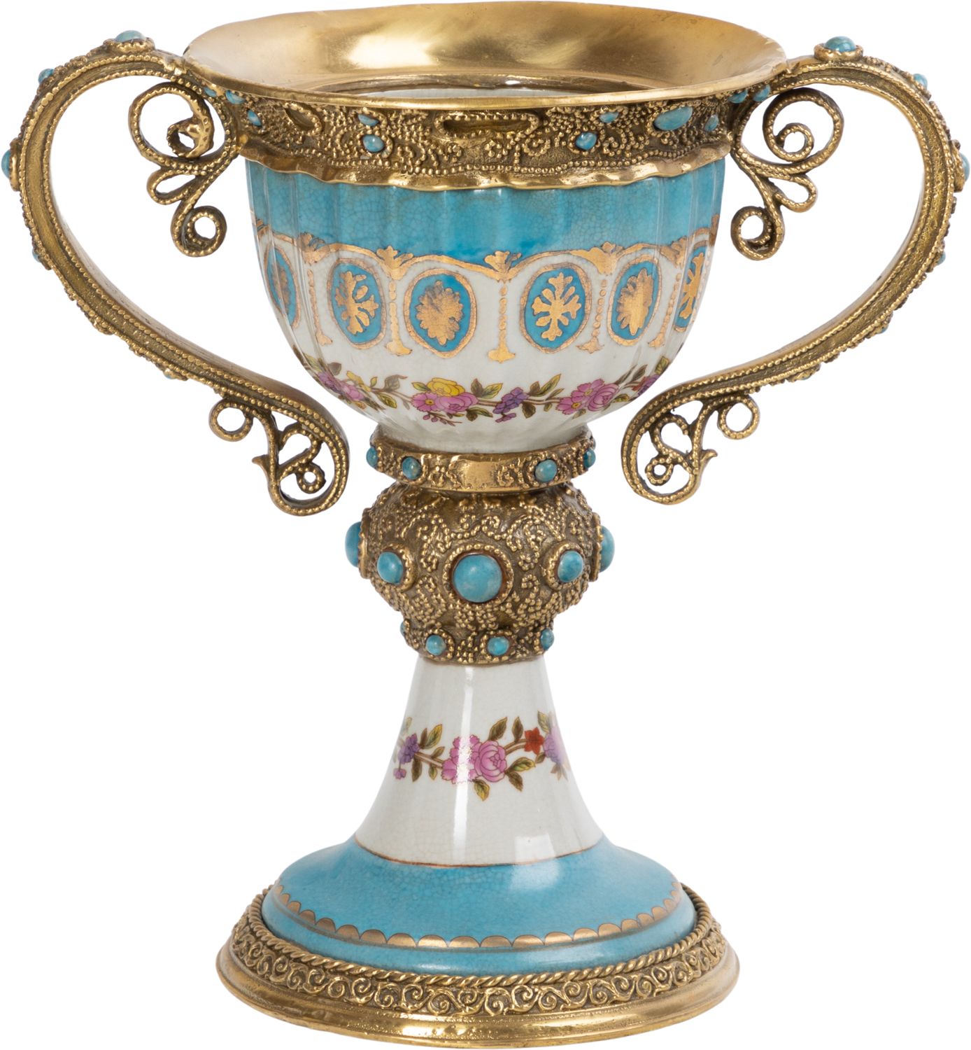 Ваза с ручками Glasar D428C/LD3002