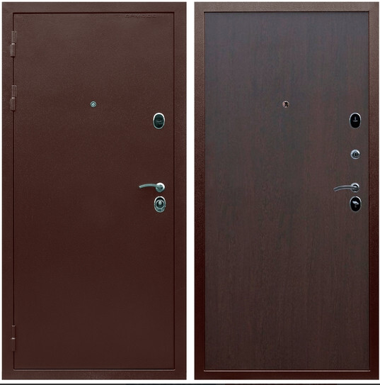 Дверь входная Graf Люкс ТП-70 Антик медь / МДФ 6 мм ПЭ Венге