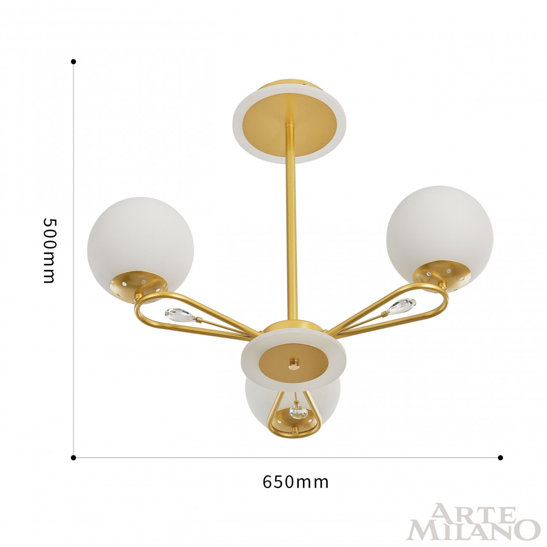 Люстра светодиодная 277138/3 GD Arte Milano