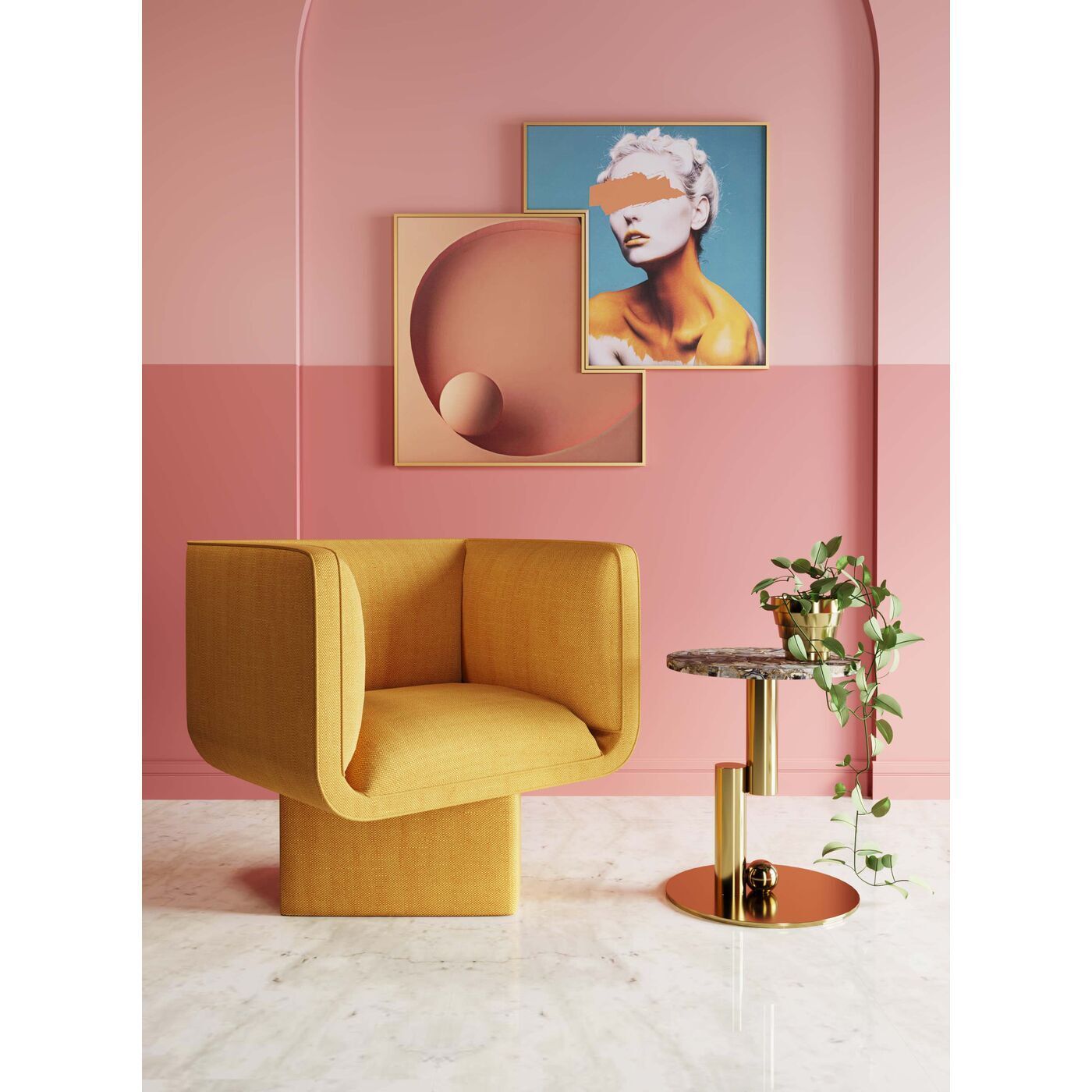 Кресло коктейльное KARE Focus 80115