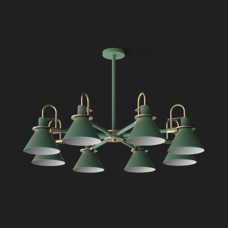 Люстра на штанге CODA D94 Green by ImperiumLoft