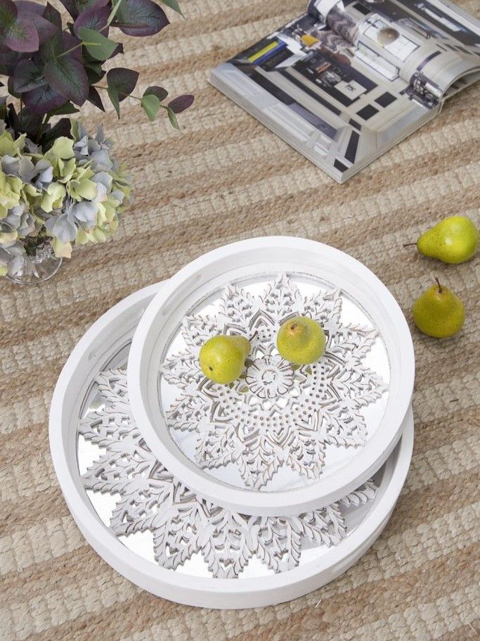 Подносы декоративные, набор Glasar 48943