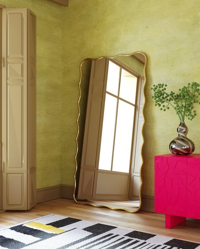 Fancy XL Gold Зеркало в полный рост в раме Smal Art-Zerkalo SM190GL