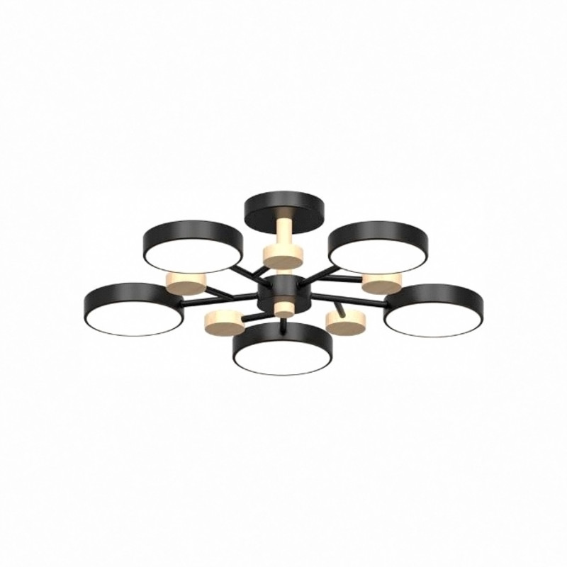 Люстра на штанге LED4U L3204-620 BK