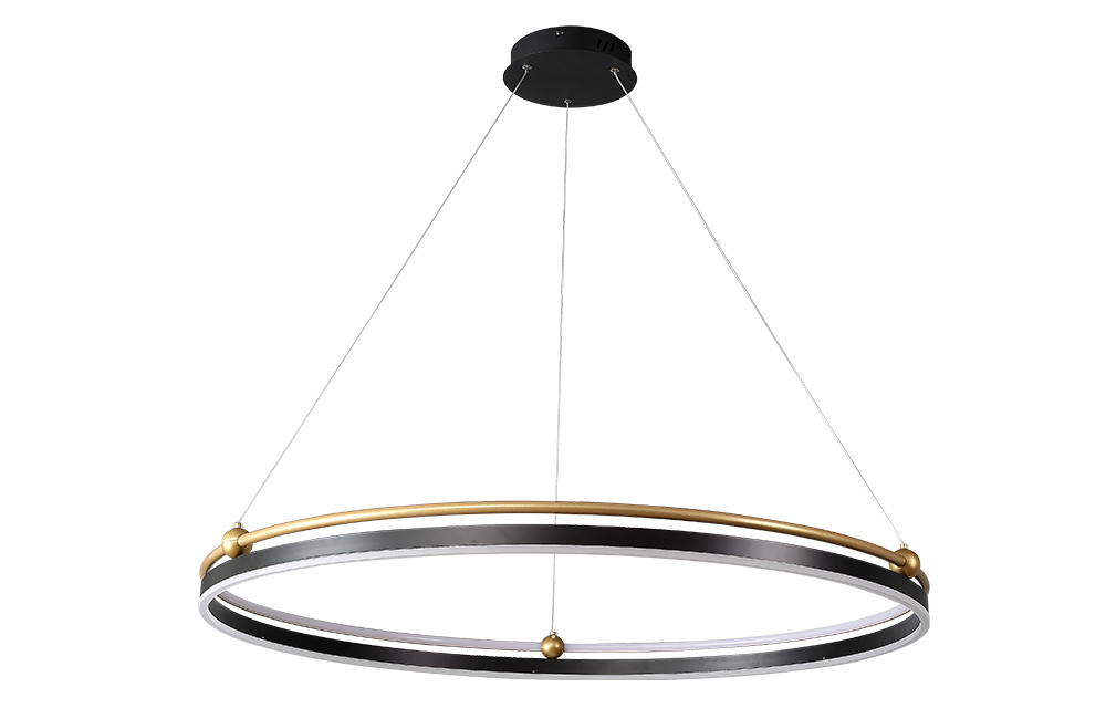 Люстра Crystal Lux FERNANDO SP88W LED D1000 BLACK/GOLD