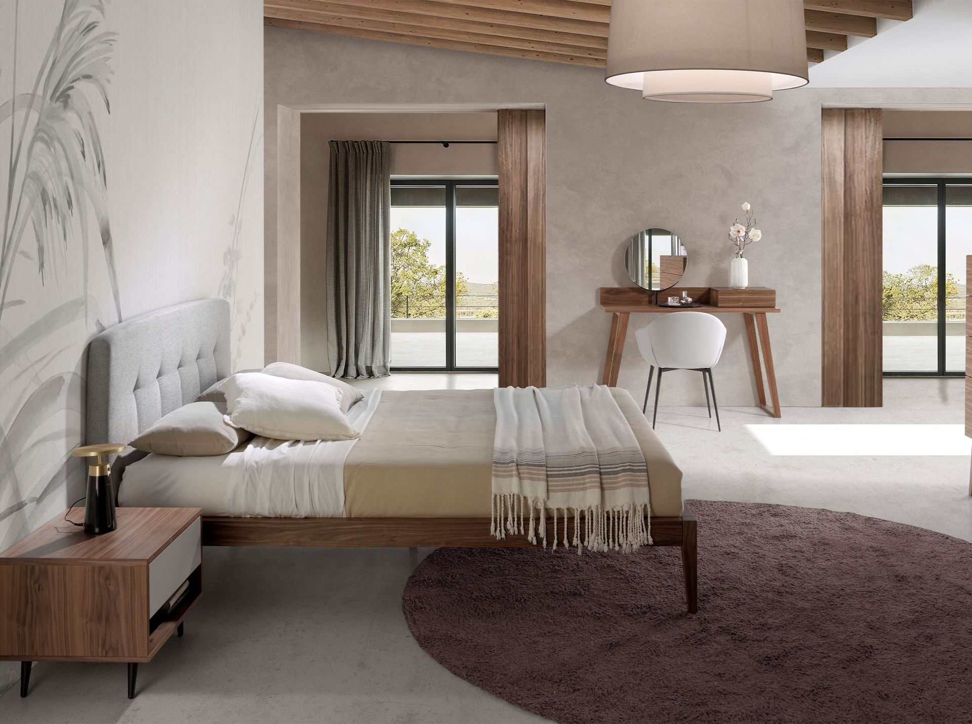 Туалетный столик с зеркалом CP1702-DK /7000 Angel Cerda