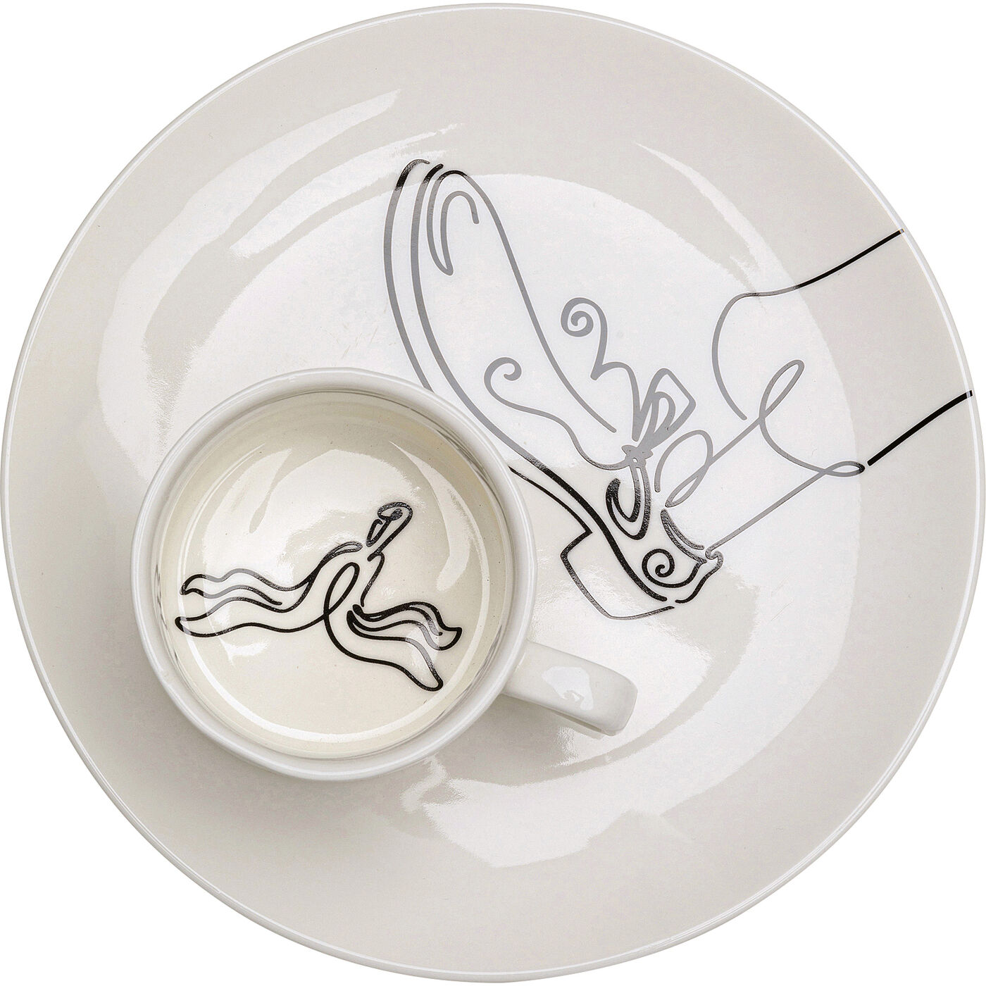 Чашка кофейная Favola Banana (2 предмета) KARE 56352