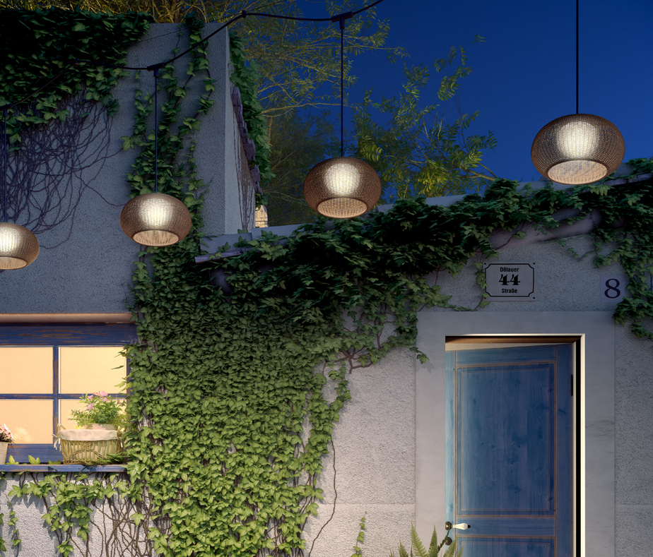 Уличный светильник Bover Garota Catenary S/27/4L