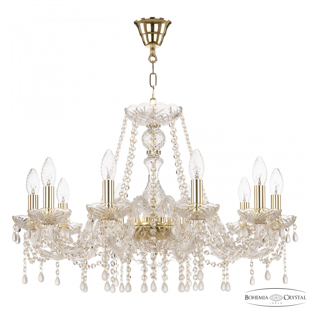 Люстра хрустальная 112/10/240 G V0300 Bohemia Ivele Crystal