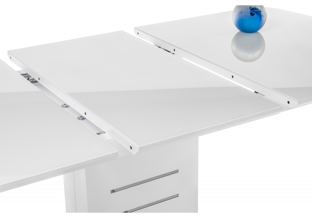 Стол Woodville ейтлин белый / белый 462087