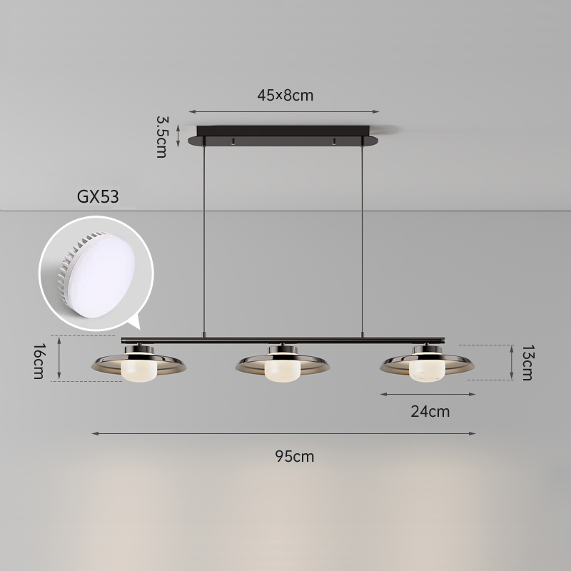 Реечный светильник RUBEN LONG L3 white by ImperiumLoft