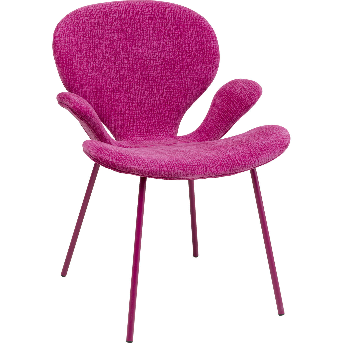 Стул с подлокотниками Soft Petal Pink Mono KARE 71246