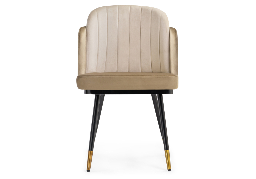 Стул Woodville Penelopa beige / light beige / black / gold  15416