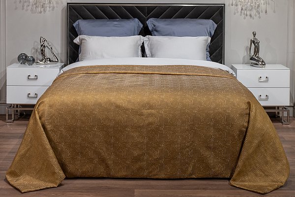 Покрывало горчичное Garda Decor 121GD-12115