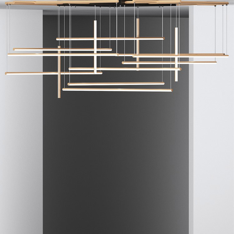 Потолочная люстра INLET C Rose Gold by ImperiumLoft