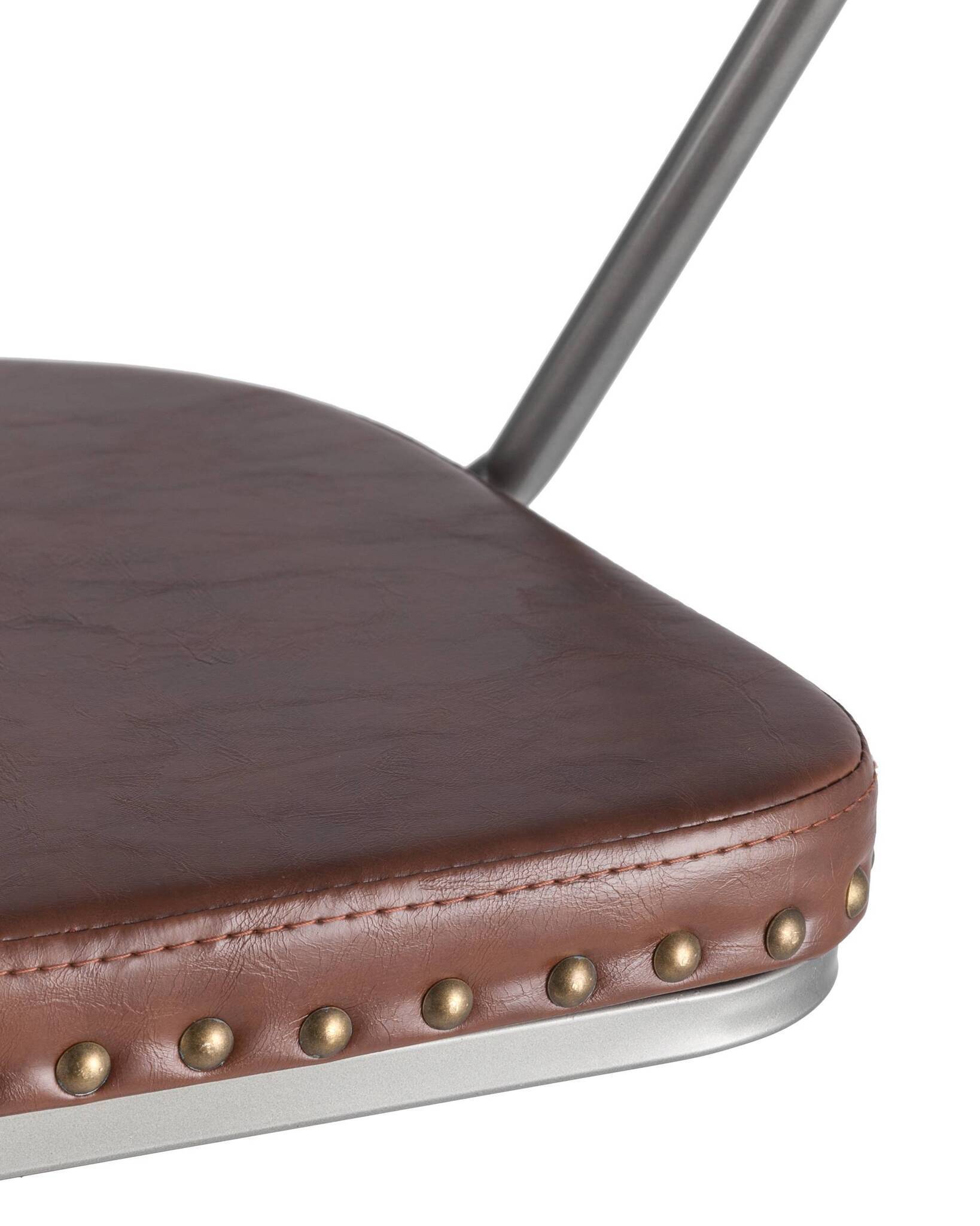 Стул барный TOLIX ARMS SOFT серебристый Stool Group