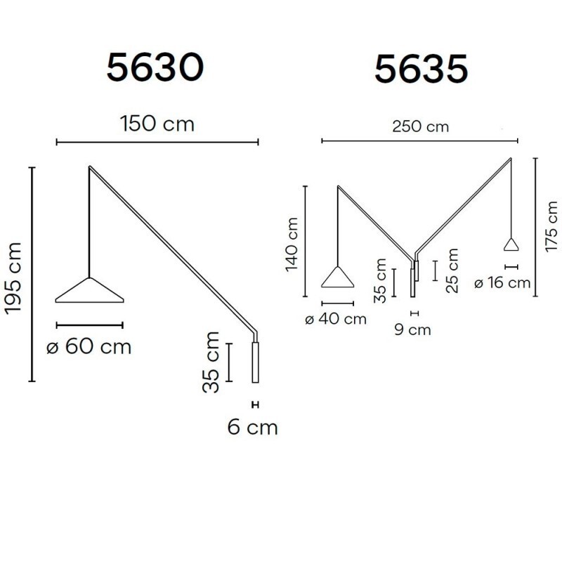 НАСТЕННЫЙ СВЕТИЛЬНИК  VIBIA North 5635