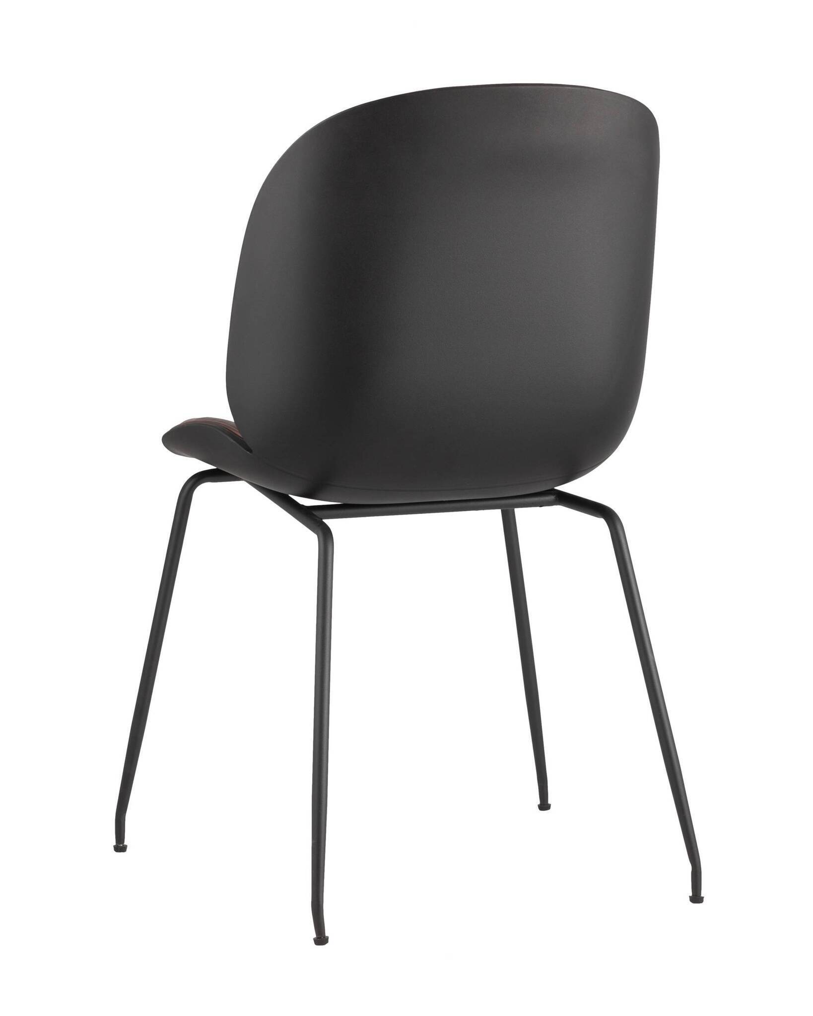 Стул барный Beetle PU со спинкой коричневый Stool Group