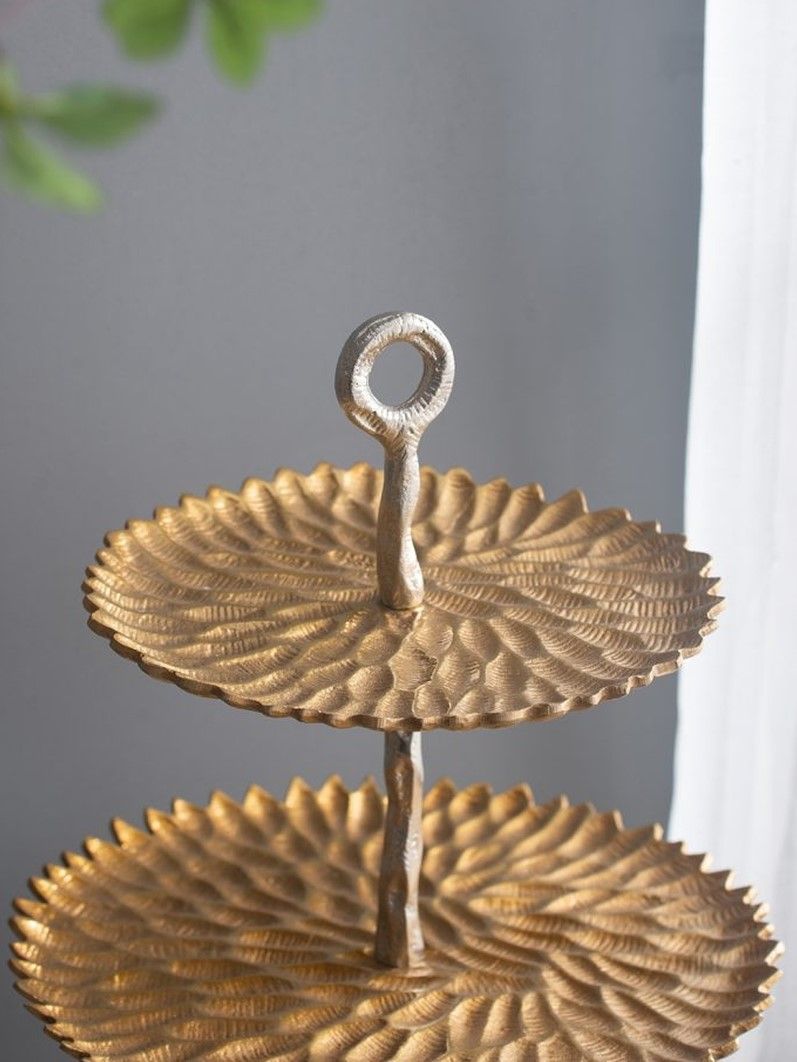 Блюдо сервировочное двухъярусное Glasar 83768