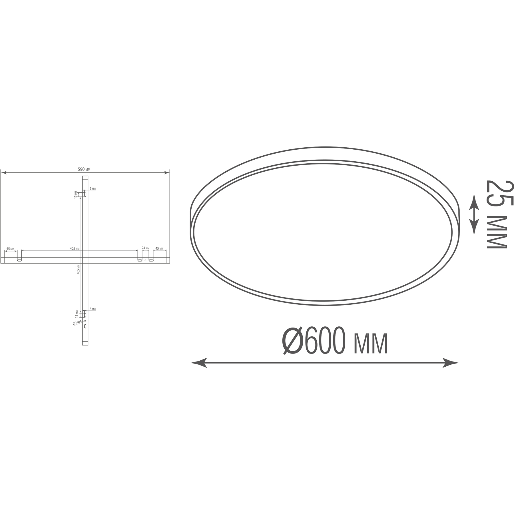 Накладной светодиодный светильник Donolux DL20171R48W1B