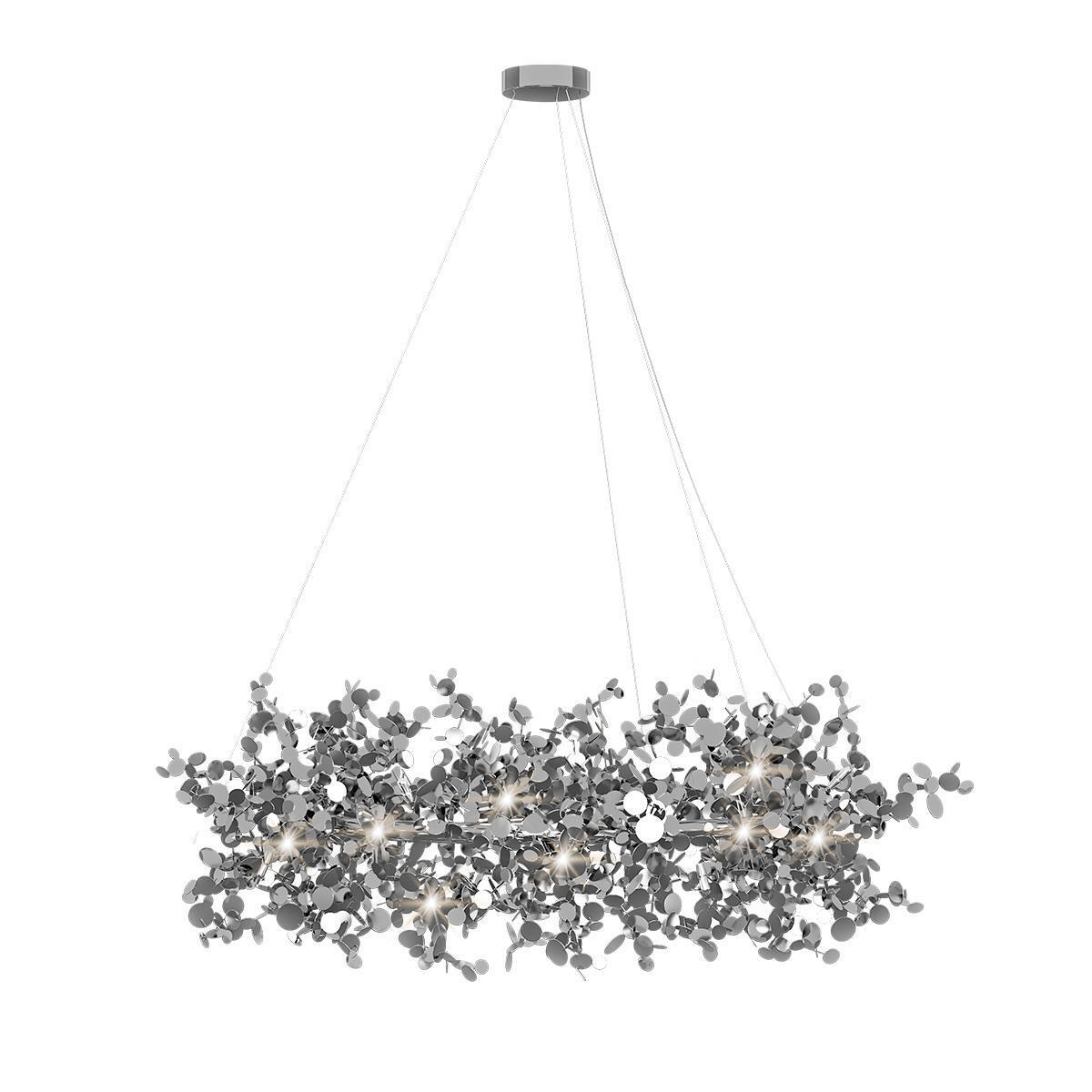 Подвесная люстра LOFT IT Spark 10101/600 Chrome