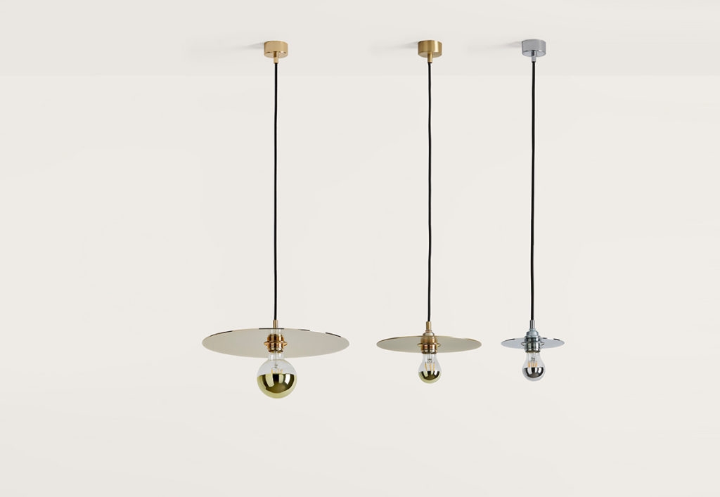 Подвесной светильник Disc 15 cm хром Aromas del Campo