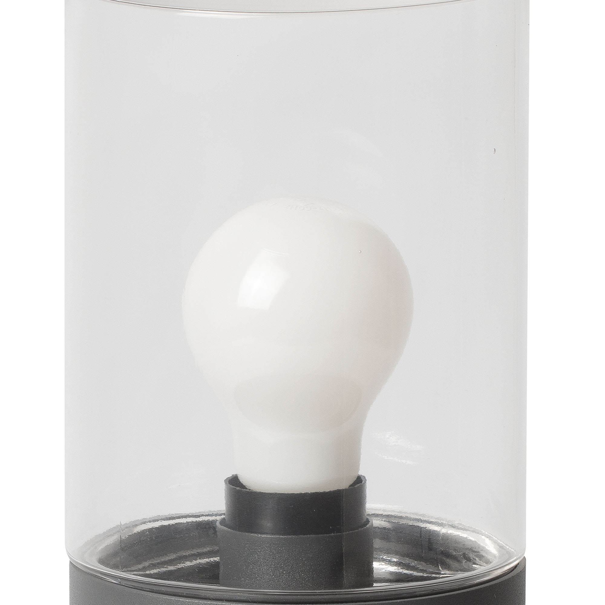 Проблесковый маячок Kila темно-серый/прозрачный H400 E27 Faro